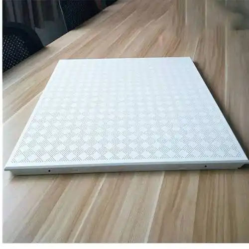 方形铝扣板定制防火吸音棉铝天花板吊顶材料