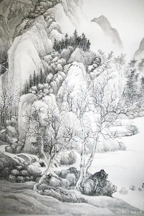 山水画怎么画简单好看(铅笔版)