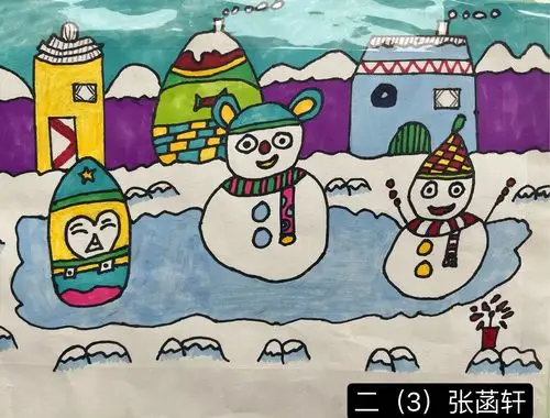 心灵是一棵会开花的树——泗洪育才实验学校小学部二年级儿童画集锦