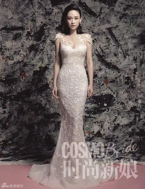 陈乔恩性感唯美浪漫婚纱