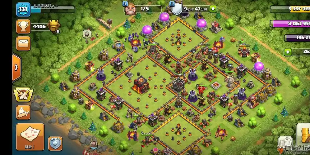 10本不知道能不能上传奇,现在在泰坦2,还有帮我看_部落冲突_九游论坛