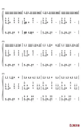 野狼disco钢琴简谱数字双手宝石gem