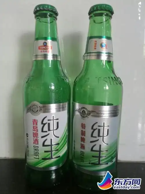 图片说明:涉案啤酒照片.