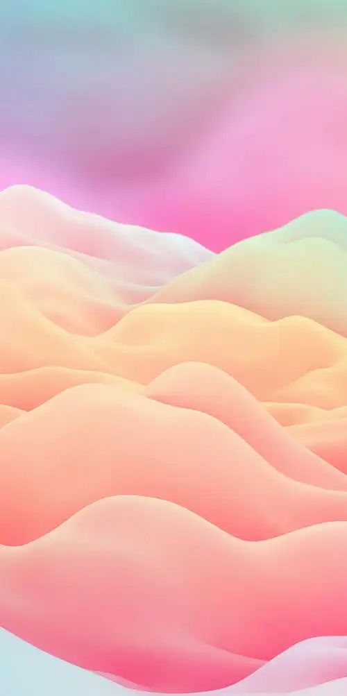 粉红渐变立体几何海报背景