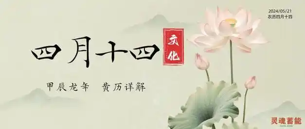 农历2024年甲辰龙年四月十四黄历详解(2024年5月21日)