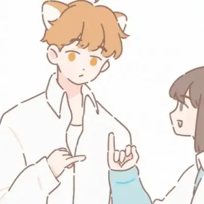 2021最火爆微信爱人漫画风头像,情侣头像图片-回车桌面