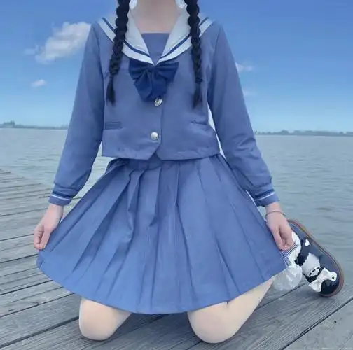 实拍 日系jk制服裙正版学生学院风水手服正统