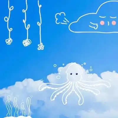 北辰/蓝天云朵头像