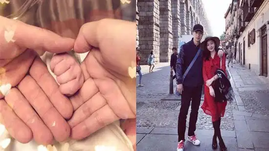 马龙晒出一家三口握手照 宣布喜得麟儿升级当爸