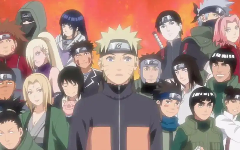 纪念逝去的青春,火影木叶班全员集合_哔哩哔哩 (゜-゜)つロ 干杯