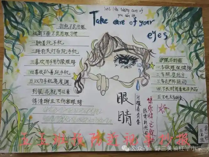 五五班预防近视手抄报.jpg