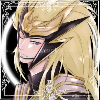 神威_王者荣耀马超平涂日系头像同人绘画作品