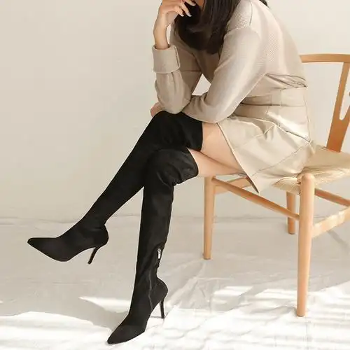 靴子2020新款女长靴过膝