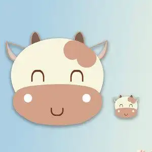 至简亨通淘宝q版牛头字母衣服破洞补丁贴t恤布贴修补丁装饰品卡通