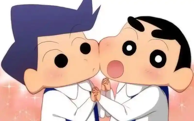 小新也只有和风间道别的时候才会飙泪了