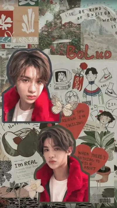 黄明昊拼贴手机壁纸 cr.菠萝逸逸酱