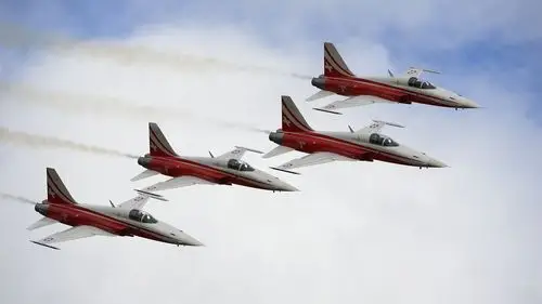 首页 飞机 f-5e虎ii多用途战斗机飞行在天空 壁纸 / 1920x1080 壁纸