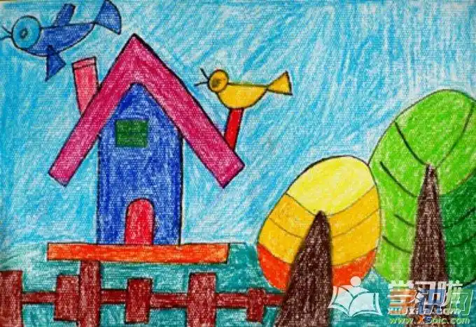 五年级学生儿童画