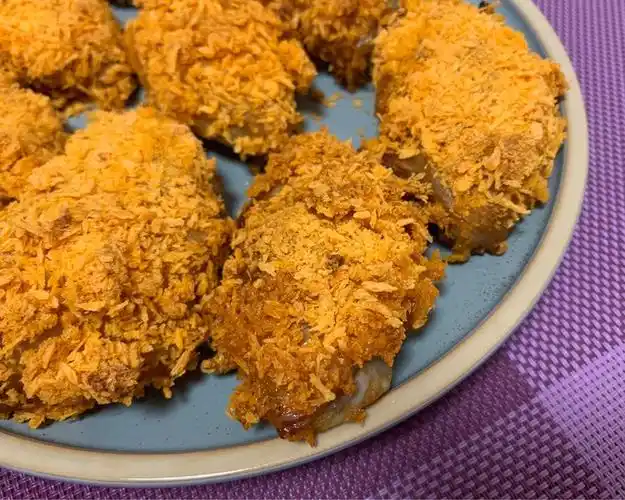 面包糠烤鸡中翅