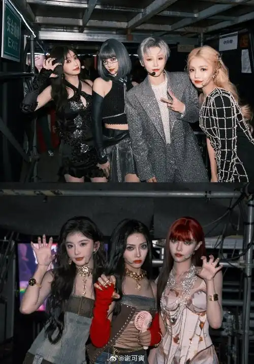 好爱看我们热奈合照 很鲜活的一群小女孩0605#the9也有自己的燃冬