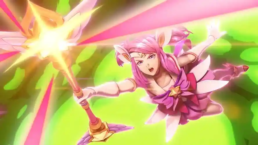 光辉女郎,拉克丝,lol皮肤,lol壁纸,星之守护者