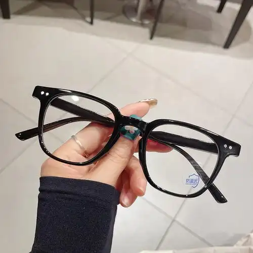 小框透明超轻近视眼镜女可配有度数高度圆脸韩版潮素颜网红款男架