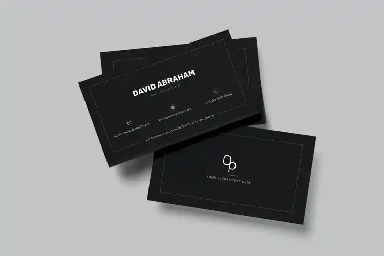 使用此模板可以改进名片的设计,此模板易于使用,并带有清晰的文档