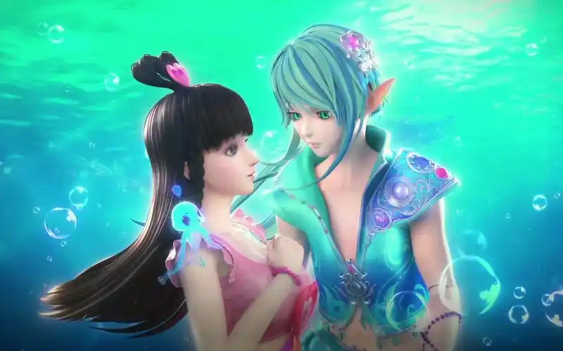 水王子和王默的初次相遇便一见钟情,送出千年灵丹作为定情信物