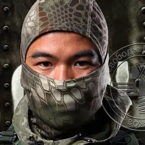 包邮特种兵野战伪装面罩蟒纹迷彩蒙面帽战术头罩反恐军迷速干 span