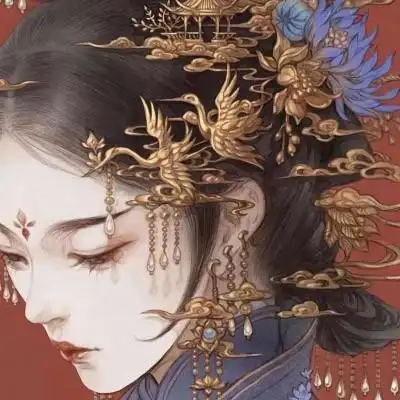 古风动漫女生冷漠头像孤傲冷酷少女动漫头像