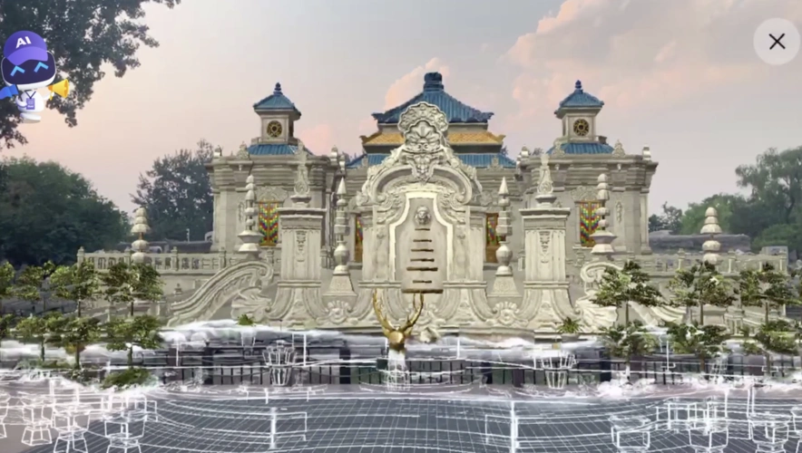 vpas技术再现圆明园大水法遗址