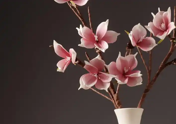 北欧风格ins玄关花瓶插花装饰无框画