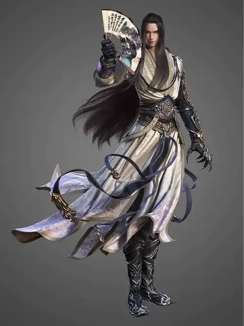 人物3d建模丨仙侠游戏人物建模作品分享