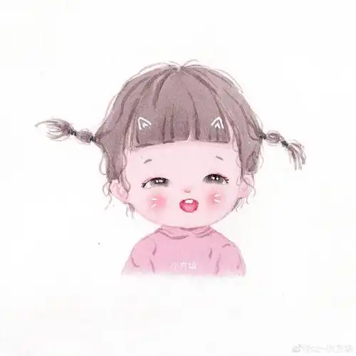 萌娃头像,手绘头像