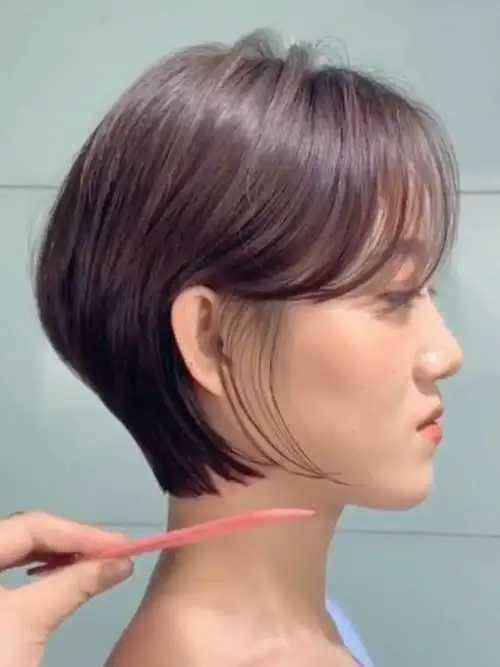 ins风格短发教程