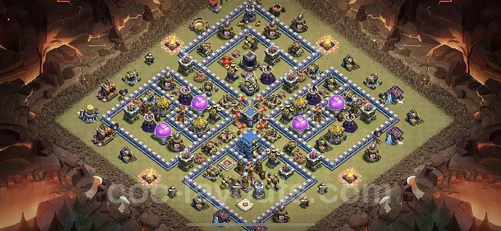 部落冲突12本最强布阵复制链接