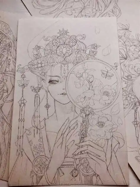 马克笔简易古风画马克笔剪影画2022已更新今日更新