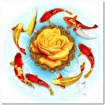 鱼钻石画