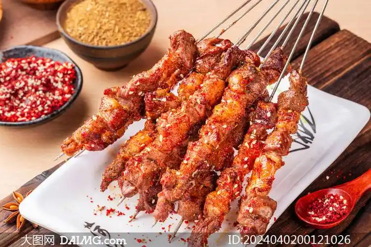 烧烤店美食羊肉串图片素材_photo_daimg_html