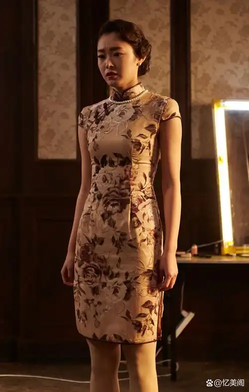 宋轶民国旗袍风,清纯,典雅,精致,真得太美了!