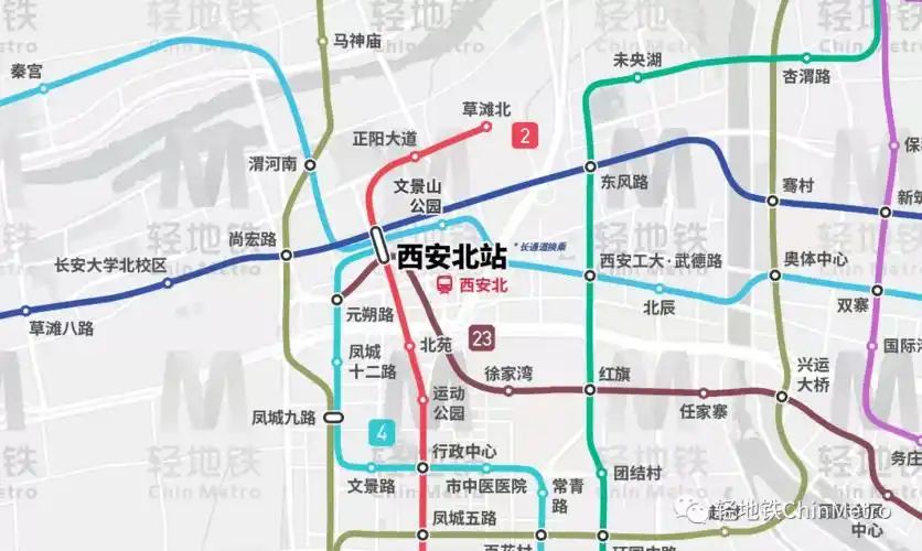 西安轨道交通远期规划线路图2021年版