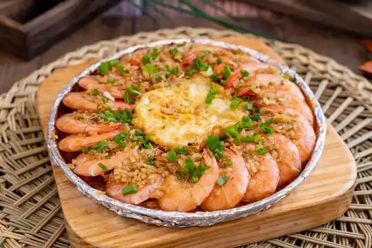 铁板蒜蓉虾图片