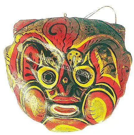 陕西宝鸡社火面具图片欣赏