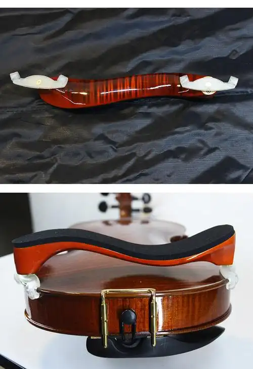 小提琴肩托实木制肩垫小提琴垫肩可调节琴托演奏级加厚海绵 4/4-适用4