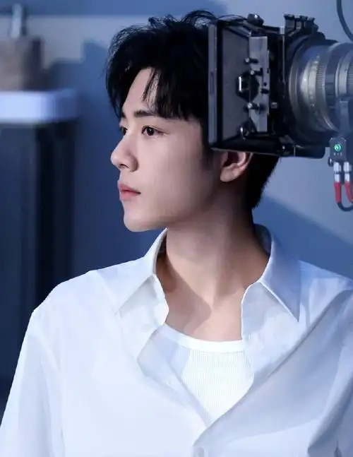 愉快的周末从看帅哥开始  肖战穿白衬衣就是最好看的  可爱又呆萌的