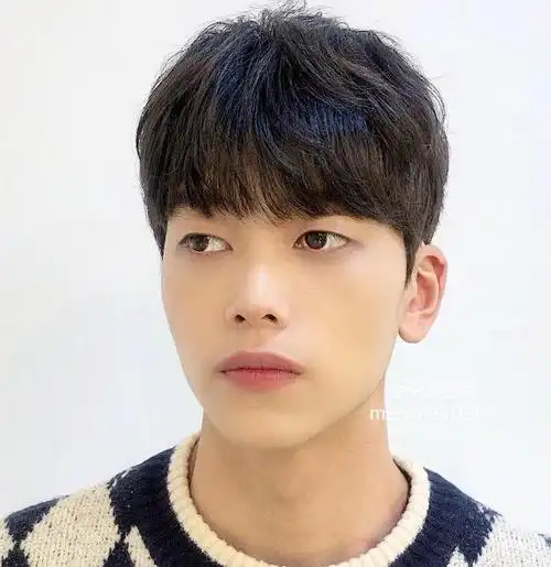 韩式盖盖头发型图片 少年感短发元气满满 - 男士短发 - 发型站