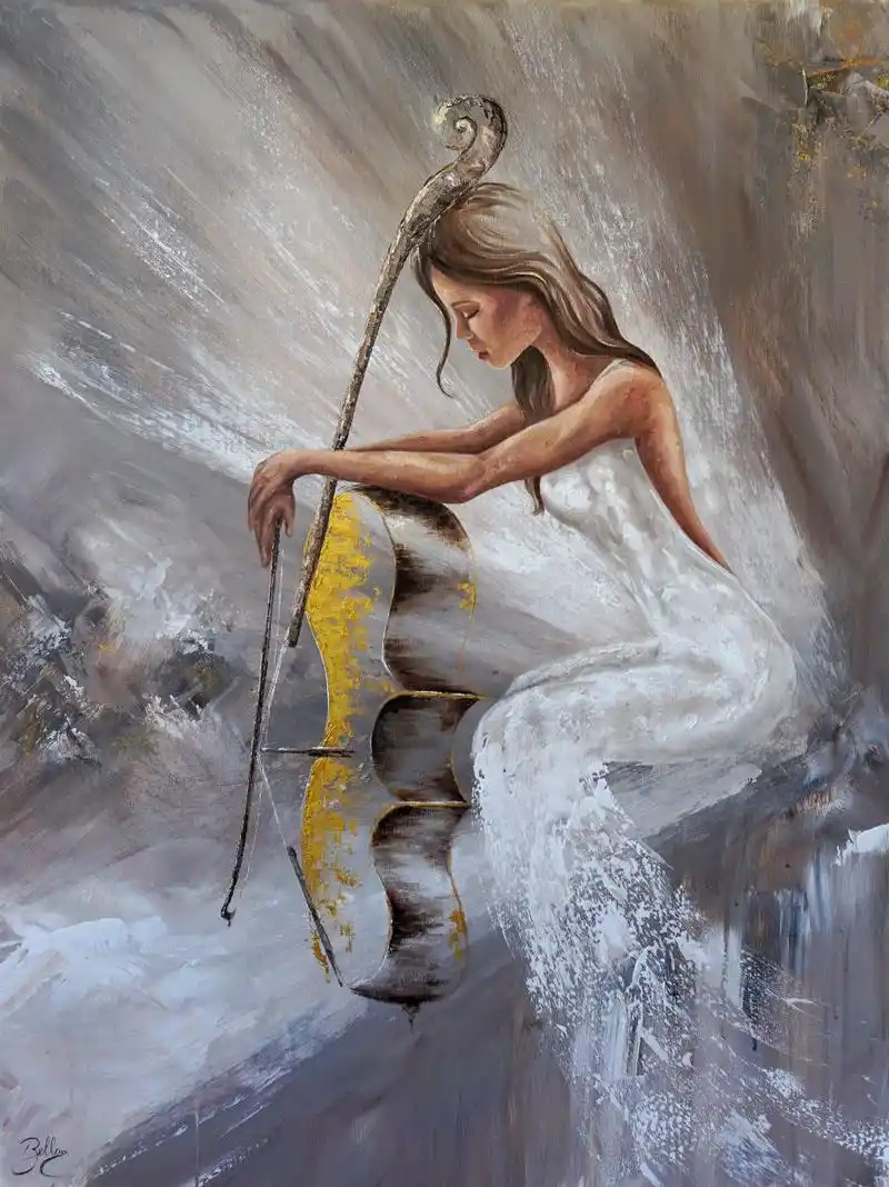 插画:澳大利亚艺术家isabella karolewicz作品-灵魂的碰撞