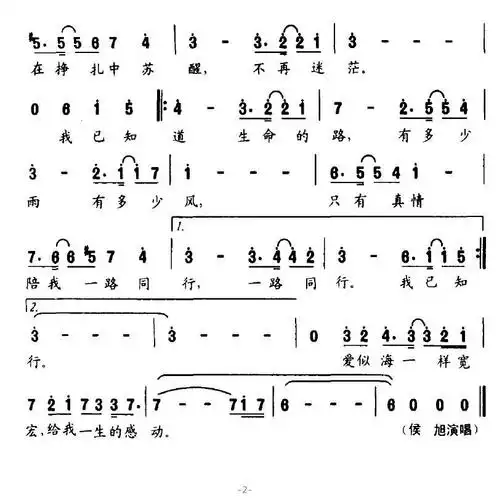 雨过天会晴 电视剧 挣扎 主题歌 歌谱 简谱