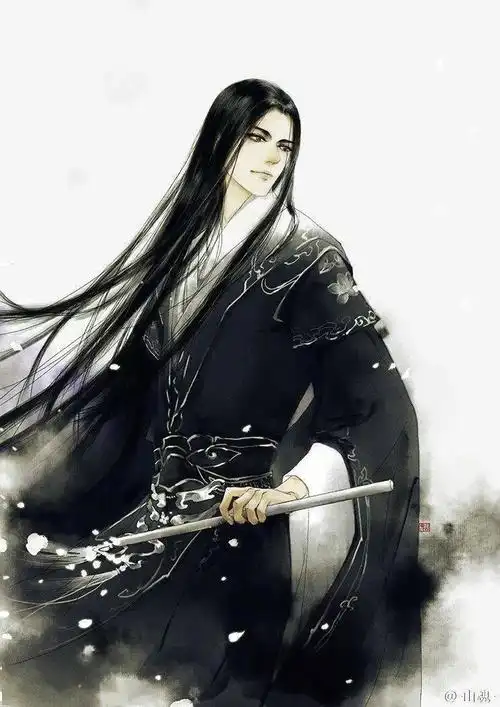 古风黑衣头像壁纸