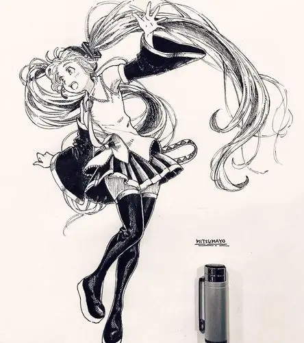 手绘卡通人物形象 | 日本插画师-mitsumayo